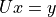 Ux = y
