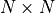 N \times N