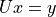 Ux = y